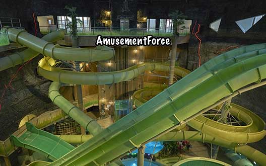 Demjén Cascade Cave and Adventure aqua park in Demjén, Hungary