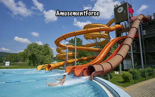 Orfű Aquapark in Orfű, Hungary