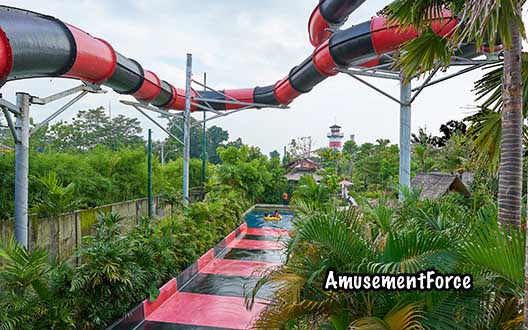 Jogja Bay Pirates Adventure Waterpark in Yogyakarta, Indonesia