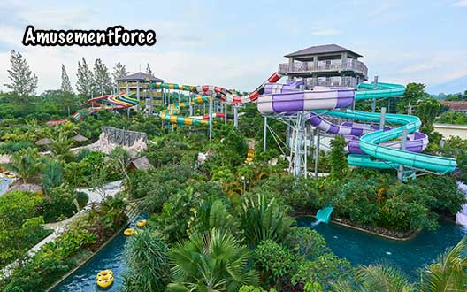 Jogja Bay Pirates Adventure Waterpark in Yogyakarta, Indonesia