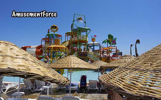 Marina Aquapark Waterland in Tuzla, Turkey