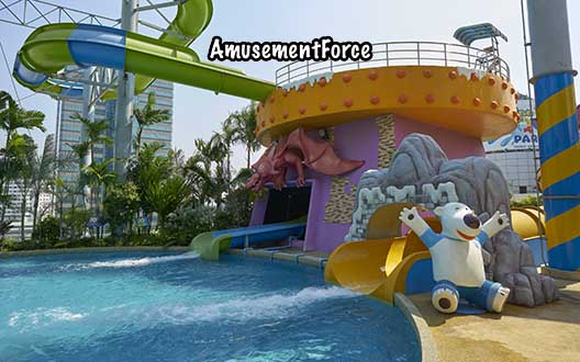 Pororo Water Park in Bangkok, Thailand